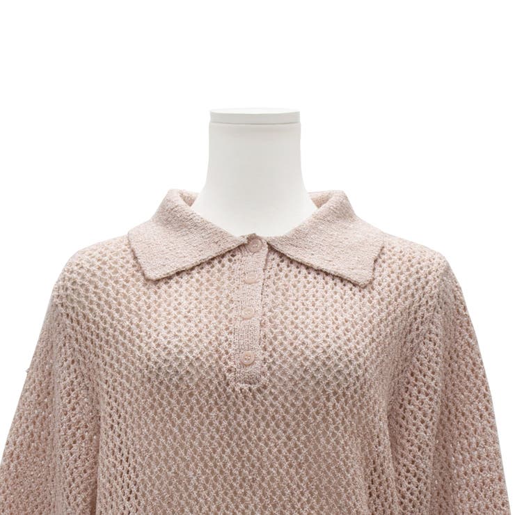 MIXメッシュポロニット | A.NATALY | 詳細画像14 