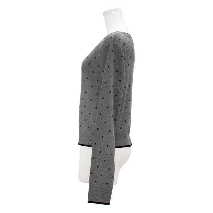 麻ライクドット配色カーデ | A.NATALY | 詳細画像13 