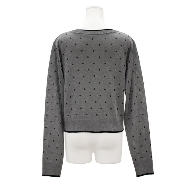 麻ライクドット配色カーデ | A.NATALY | 詳細画像14 