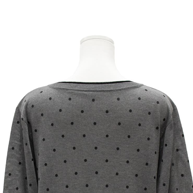 麻ライクドット配色カーデ | A.NATALY | 詳細画像16 
