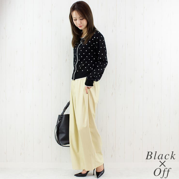 麻ライクドット配色カーデ | A.NATALY | 詳細画像9 