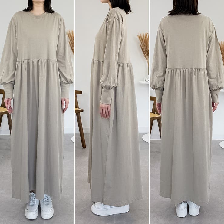 ラウンドネックフレアワンピース | A.NATALY | 詳細画像10 