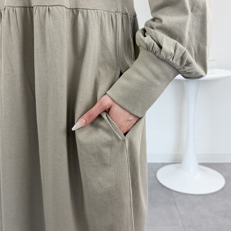 ラウンドネックフレアワンピース | A.NATALY | 詳細画像14 