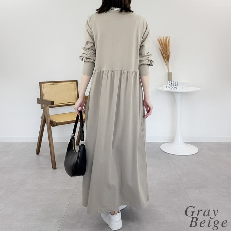 ラウンドネックフレアワンピース | A.NATALY | 詳細画像2 