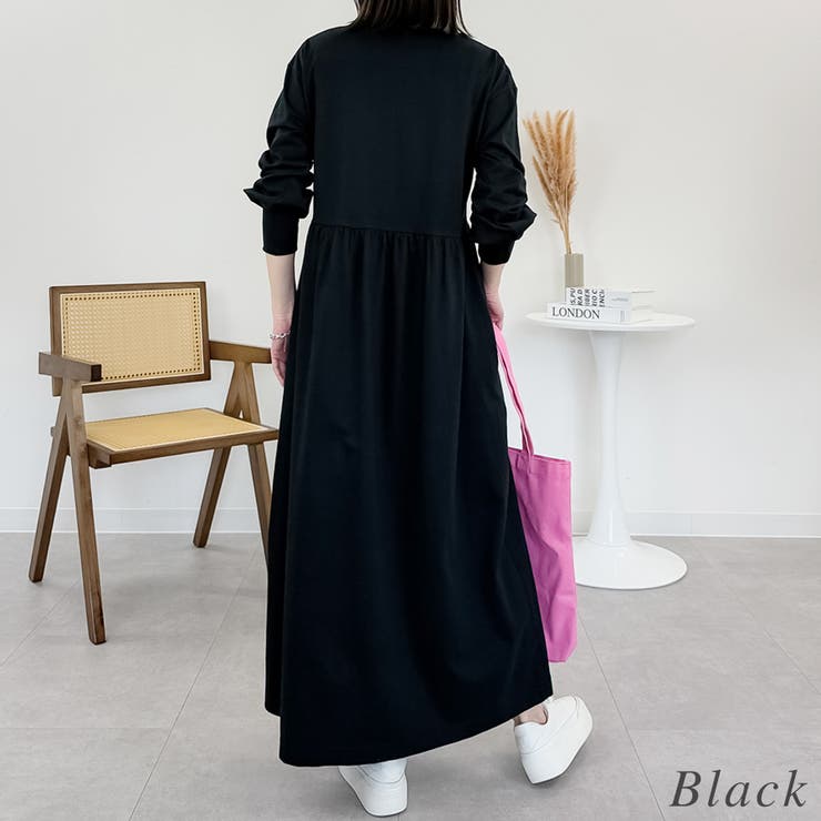 ラウンドネックフレアワンピース | A.NATALY | 詳細画像6 