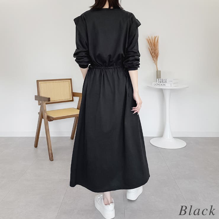 肩タックワンピース | A.NATALY | 詳細画像4 