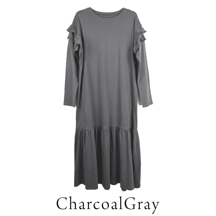 ダブルフリル長袖ワンピース | A.NATALY | 詳細画像11 