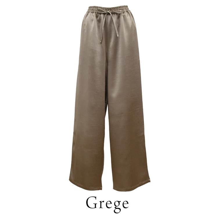 サテンルーズパンツ | A.NATALY | 詳細画像13 