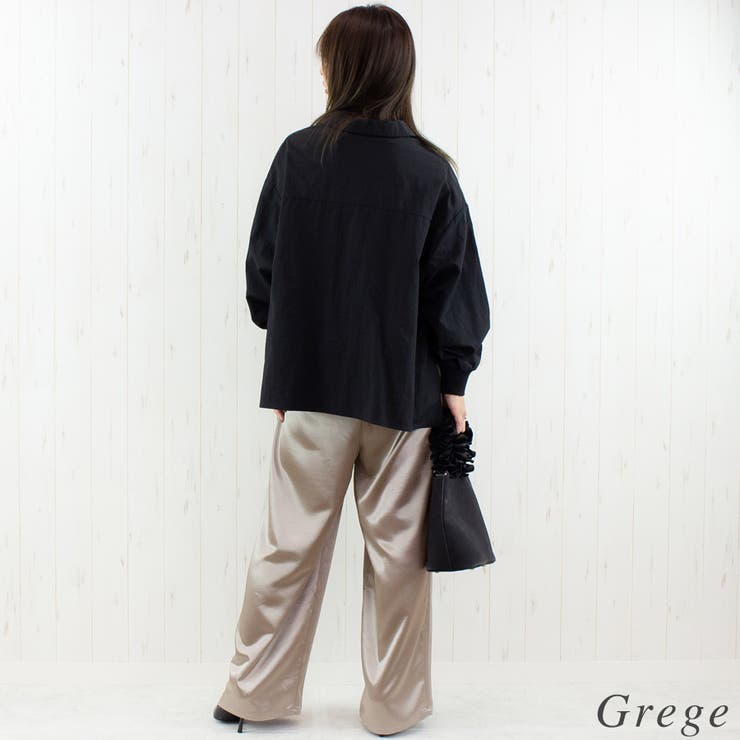 サテンルーズパンツ | A.NATALY | 詳細画像6 