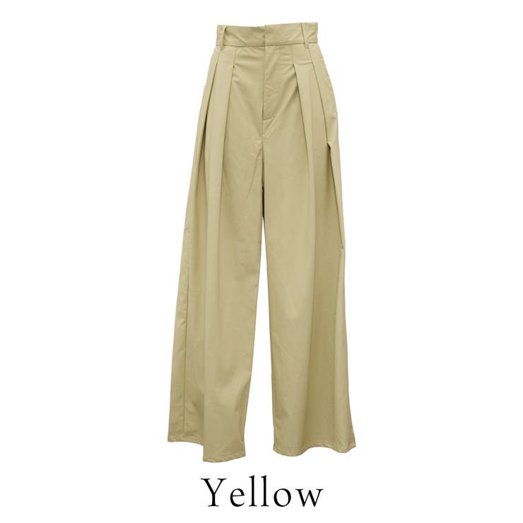 ウォッシャブルフェイクレザータックワイドパンツ | A.NATALY | 詳細画像14 