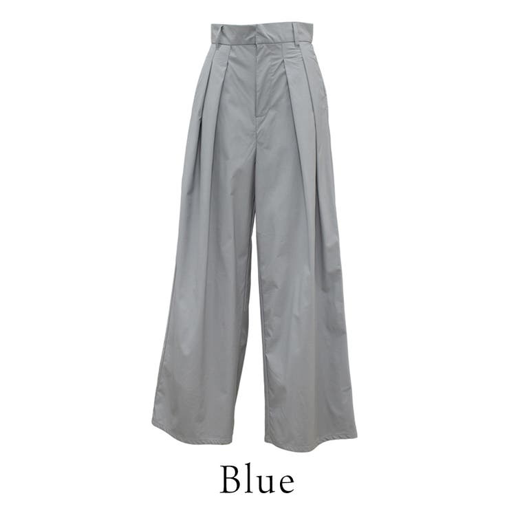 ウォッシャブルフェイクレザータックワイドパンツ | A.NATALY | 詳細画像15 