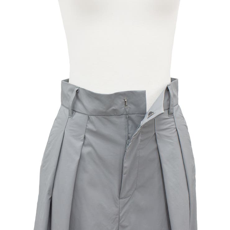 ウォッシャブルフェイクレザータックワイドパンツ | A.NATALY | 詳細画像20 