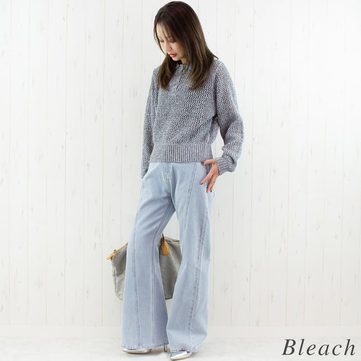 デニムシームフレアパンツ | A.NATALY | 詳細画像1 