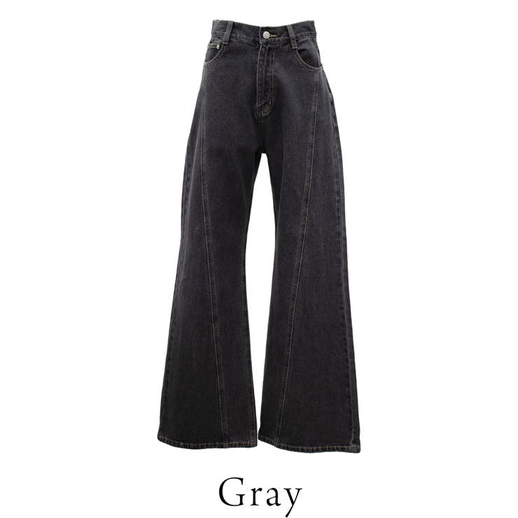 デニムシームフレアパンツ | A.NATALY | 詳細画像6 