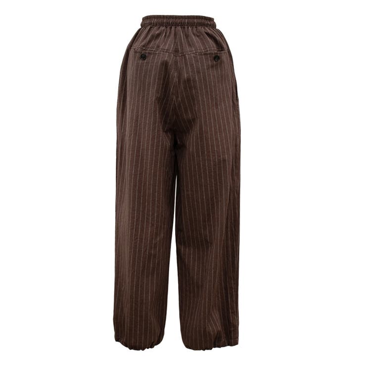 リネンライクストライプタックイージーパンツ | A.NATALY | 詳細画像11 