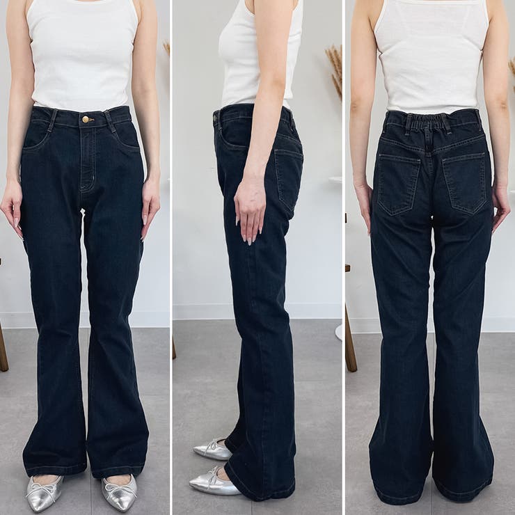 フレアーストレッチデニムパンツ | A.NATALY | 詳細画像10 