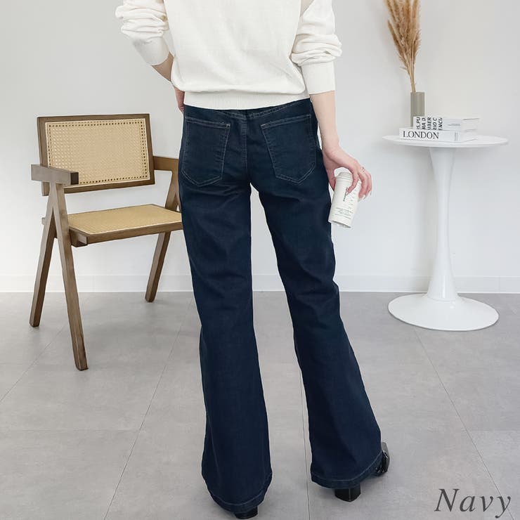 フレアーストレッチデニムパンツ | A.NATALY | 詳細画像3 