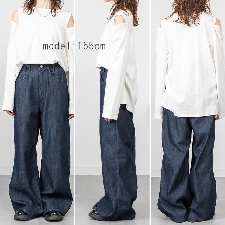 ドレープワイドフレアパンツ | A.NATALY | 詳細画像10 