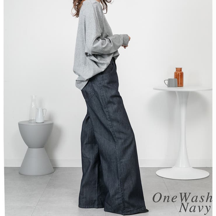 ドレープワイドフレアパンツ | A.NATALY | 詳細画像6 