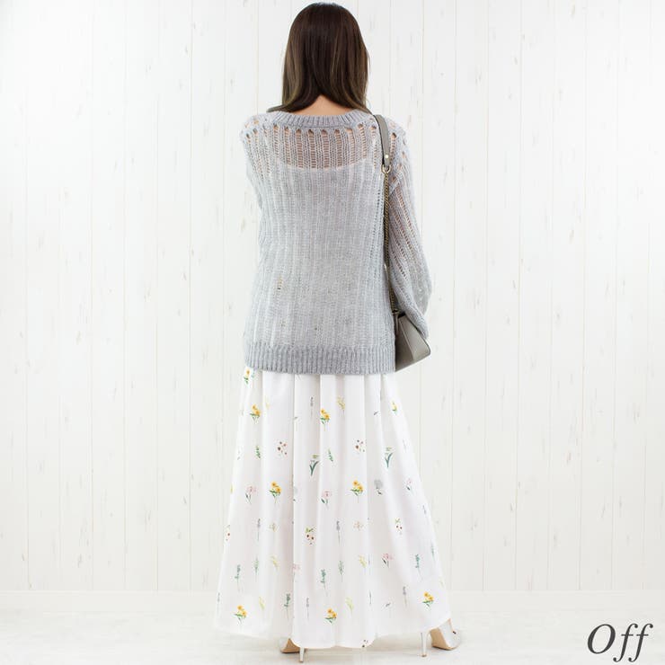 プリントギャザースカート | A.NATALY | 詳細画像2 