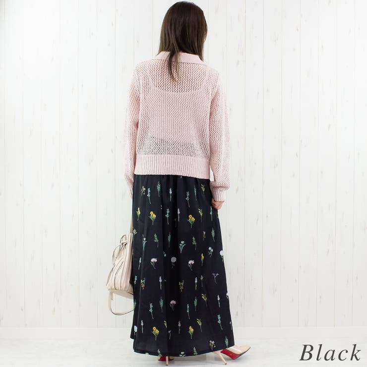 プリントギャザースカート | A.NATALY | 詳細画像4 