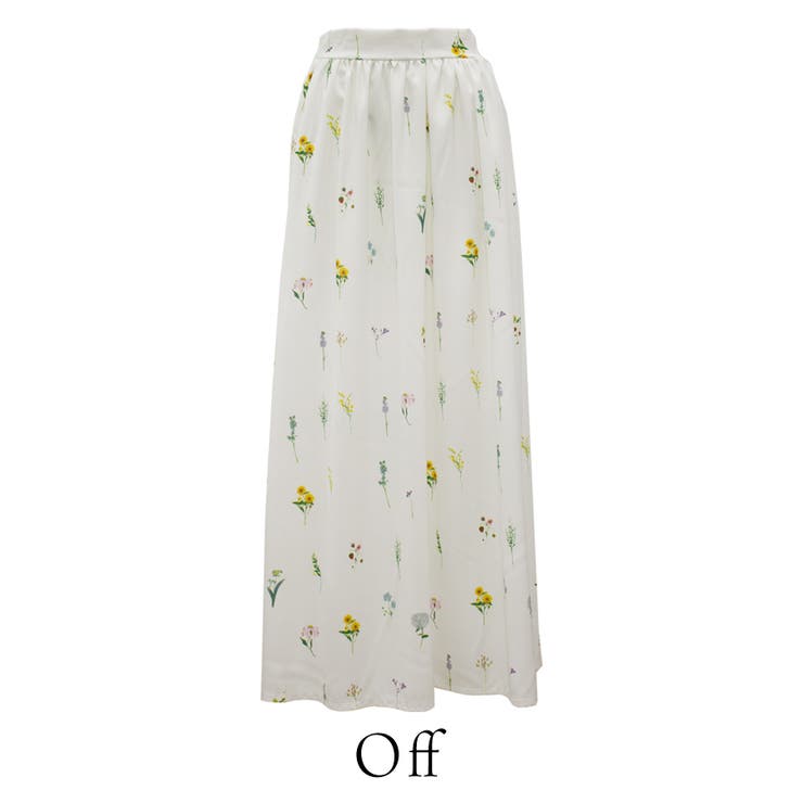 プリントギャザースカート | A.NATALY | 詳細画像5 