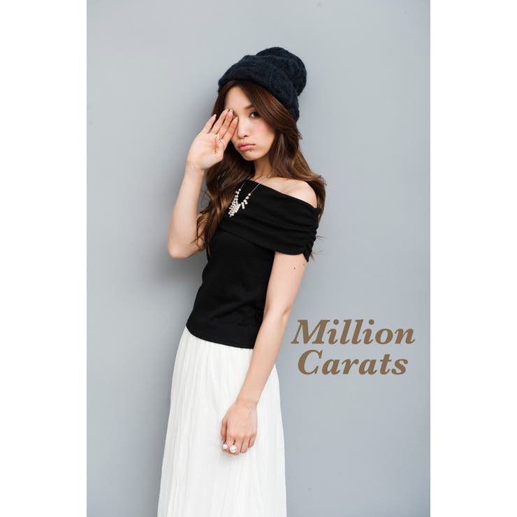 オフショルカットＴＯＰＳ/Million Carats【ミリオンカラッツ】[品番