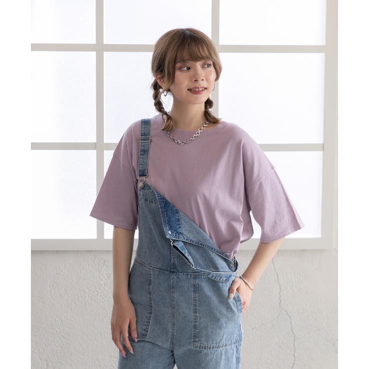 オーバーサイズチュニックTシャツ レディース カット | ad thie | 詳細画像60 