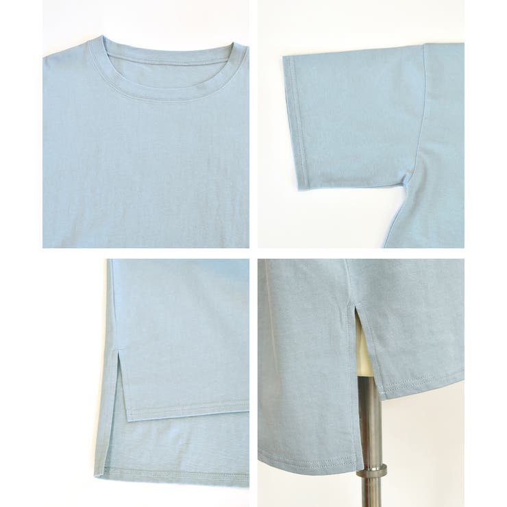 オーバーサイズチュニックTシャツ レディース カット | ad thie | 詳細画像63 