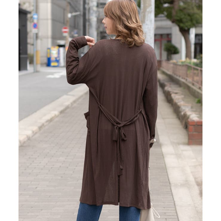 ポケット付きトッパーカーディガン | ad thie | 詳細画像32 