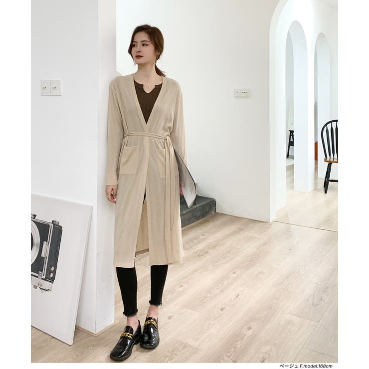 ポケット付きトッパーカーディガン | ad thie | 詳細画像21 