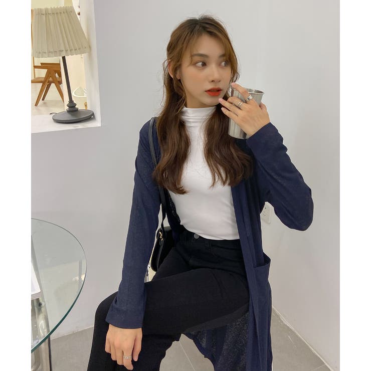 ポケット付きトッパーカーディガン | ad thie | 詳細画像27 