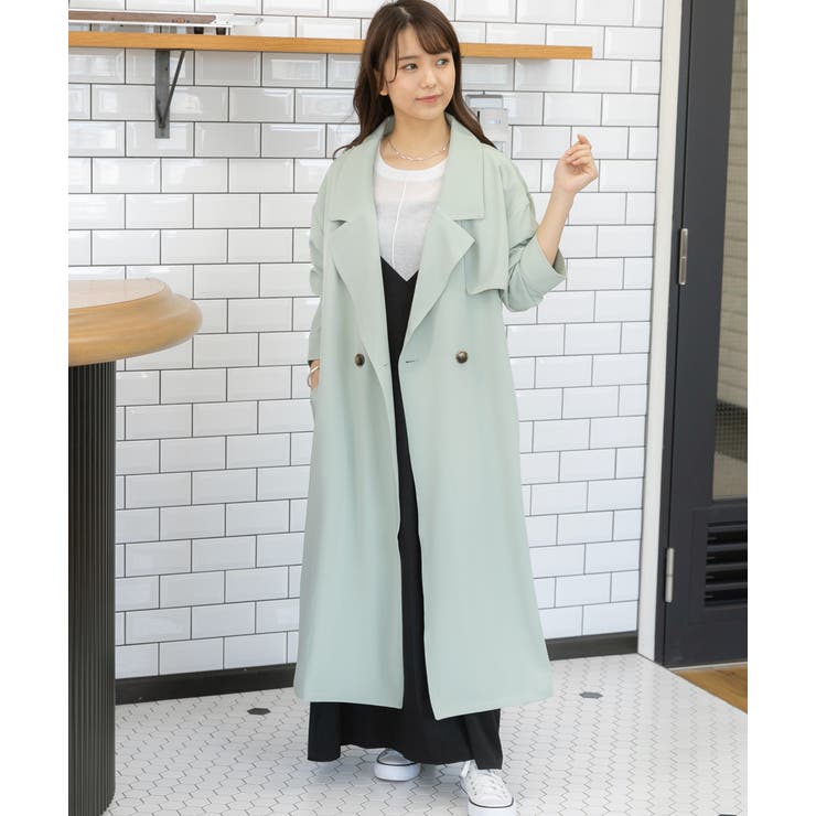 ビッグテーラートレンチコート 春 夏 ロングコート 品番 Adew Ad Thie アドティエ のレディースファッション通販 Shoplist ショップリスト