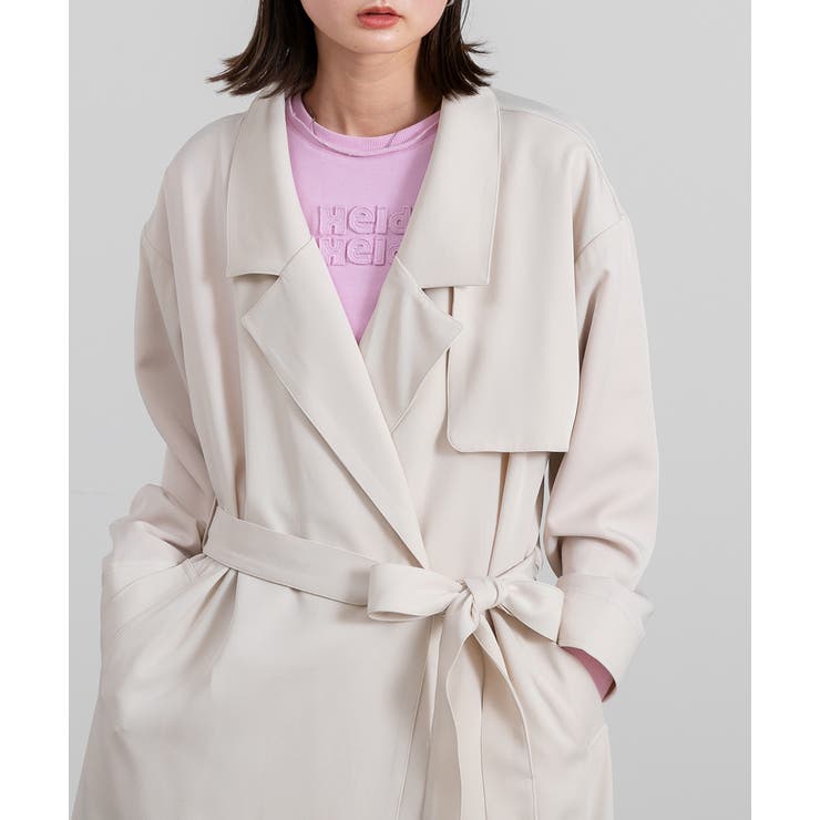 ビッグテーラートレンチコート  ロングコート | ad thie | 詳細画像17 