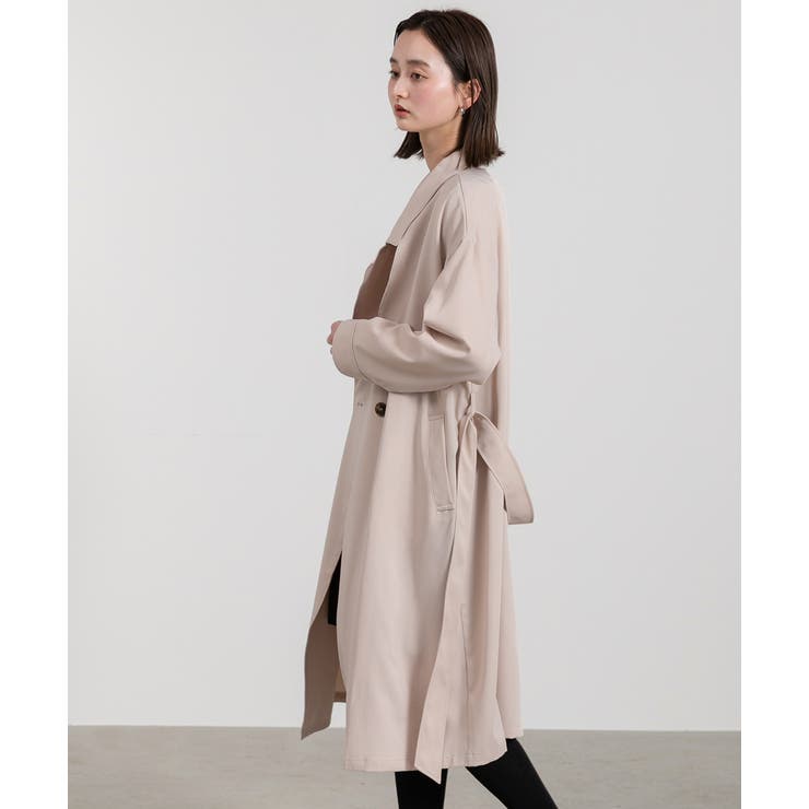 ビッグテーラートレンチコート  ロングコート | ad thie | 詳細画像29 