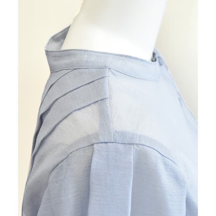 袖ボリューム２WAYシアーブラウス レディース ブラウス | ad thie | 詳細画像38 