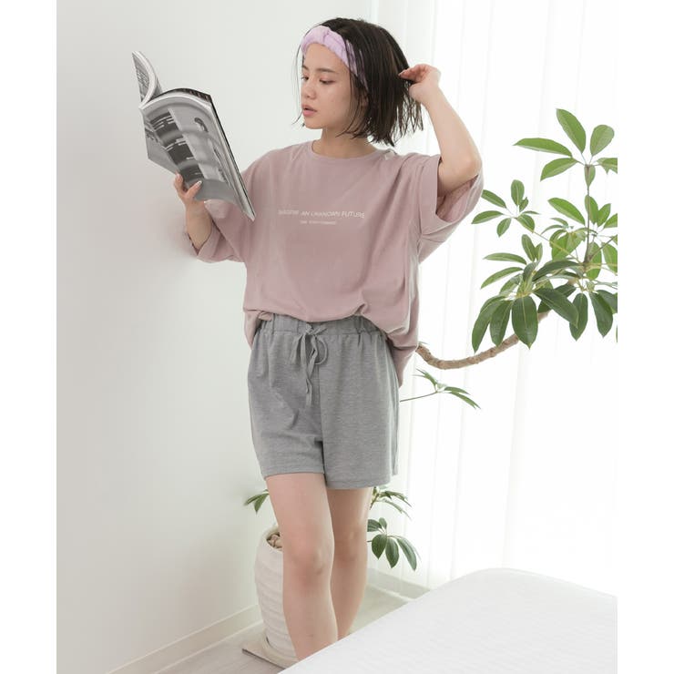 ロゴ入りルームウエア セットアップ 柄 | ad thie | 詳細画像13 