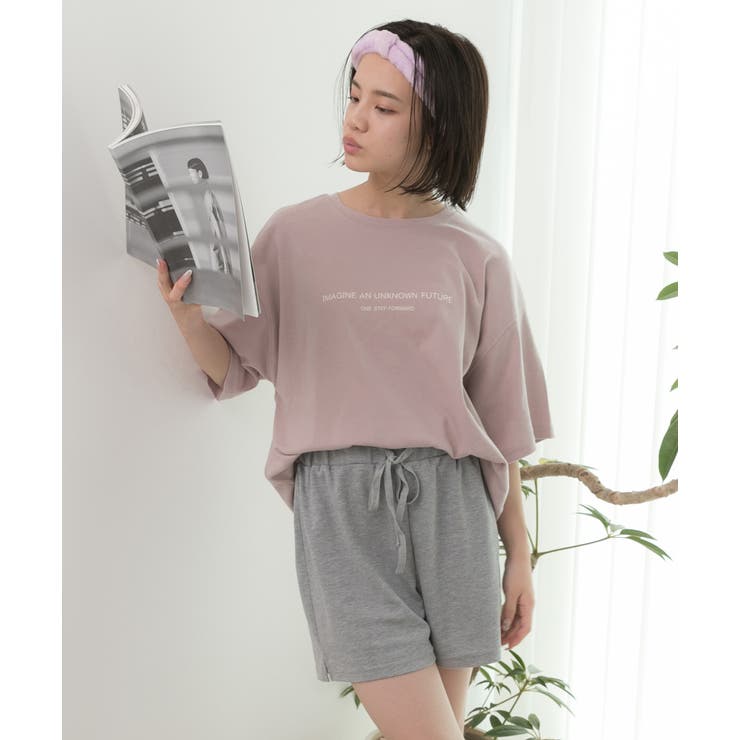 ロゴ入りルームウエア セットアップ 柄 | ad thie | 詳細画像16 