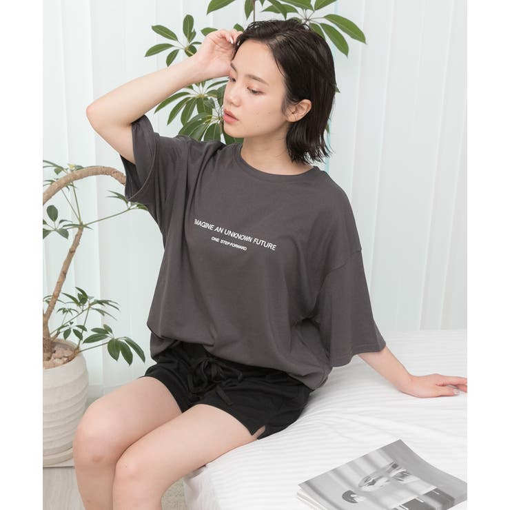 ロゴ入りルームウエア セットアップ 柄 | ad thie | 詳細画像21 