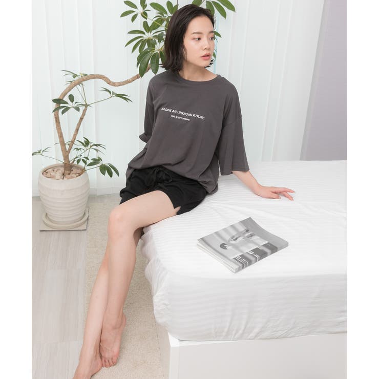 ロゴ入りルームウエア セットアップ 柄 | ad thie | 詳細画像22 