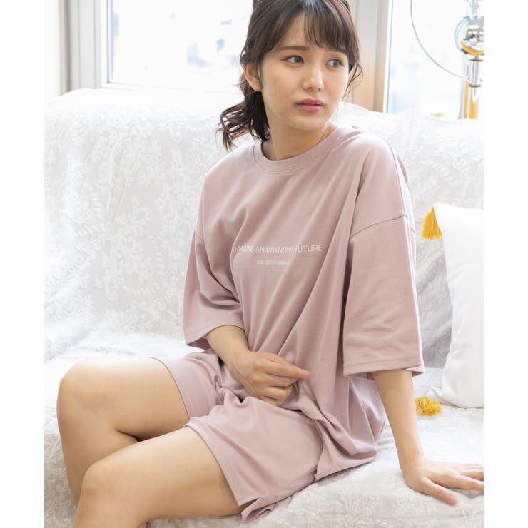 ロゴ入りルームウエア セットアップ 柄 | ad thie | 詳細画像28 