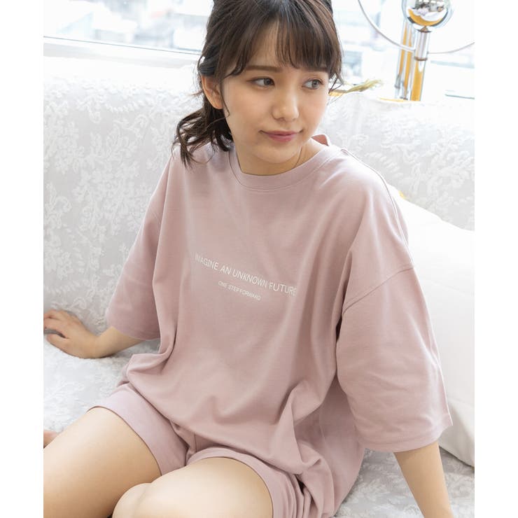 ロゴ入りルームウエア セットアップ 柄 | ad thie | 詳細画像29 