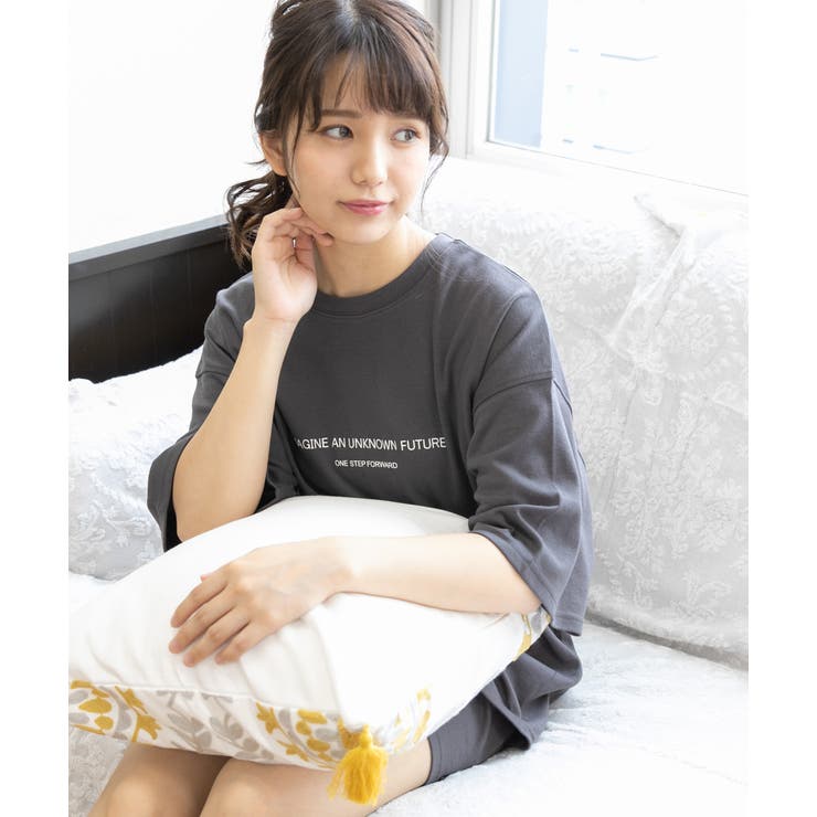 ロゴ入りルームウエア セットアップ 柄 | ad thie | 詳細画像32 