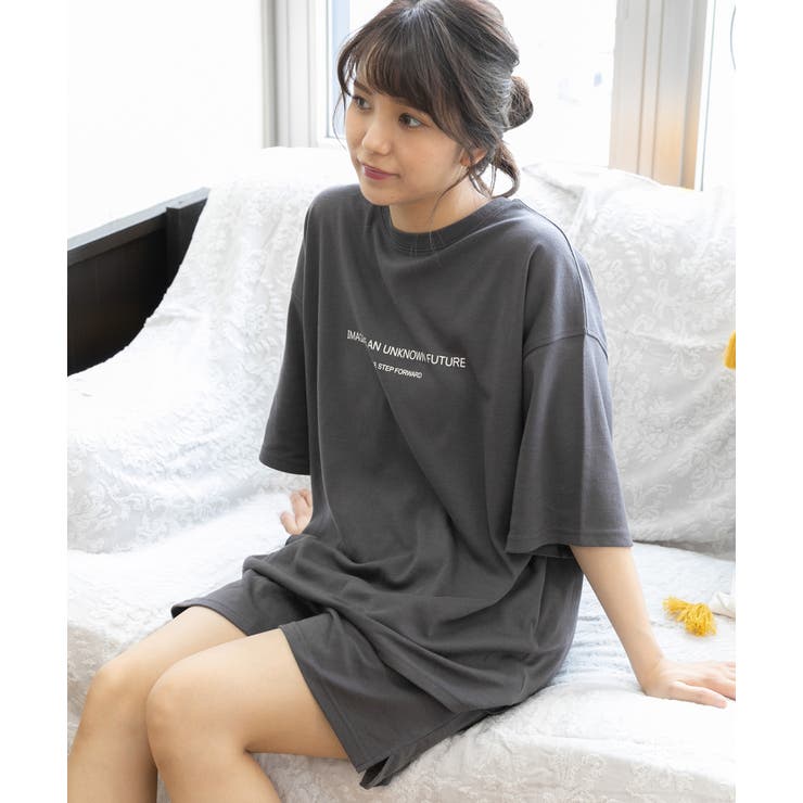 ロゴ入りルームウエア セットアップ 柄 | ad thie | 詳細画像33 