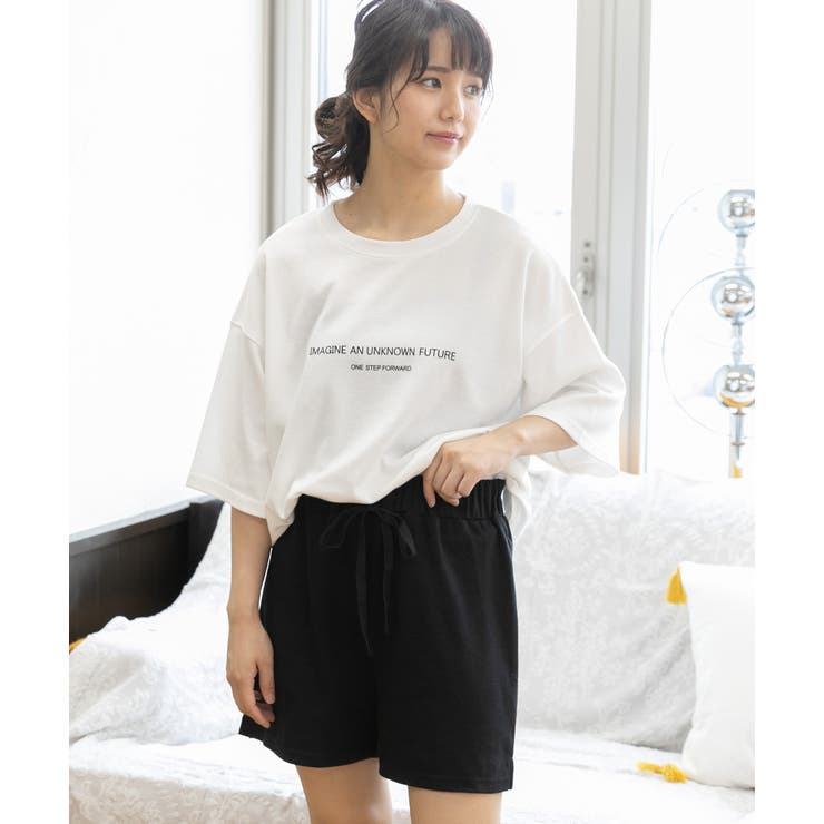 ロゴ入りルームウエア セットアップ 柄 | ad thie | 詳細画像38 