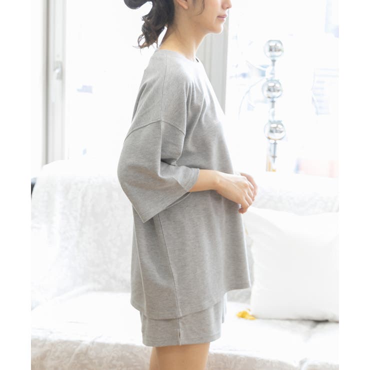 ロゴ入りルームウエア セットアップ 柄 | ad thie | 詳細画像41 