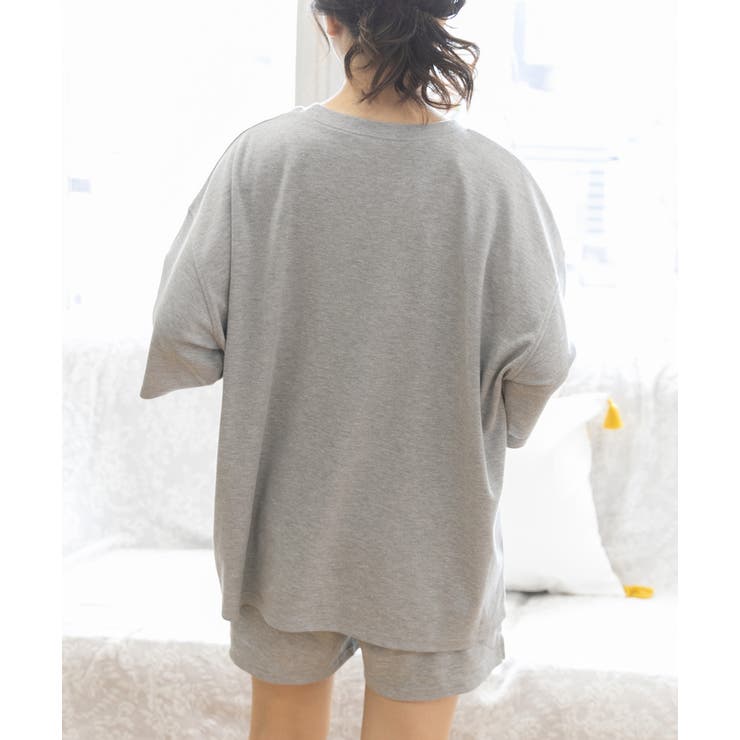 ロゴ入りルームウエア セットアップ 柄 | ad thie | 詳細画像42 