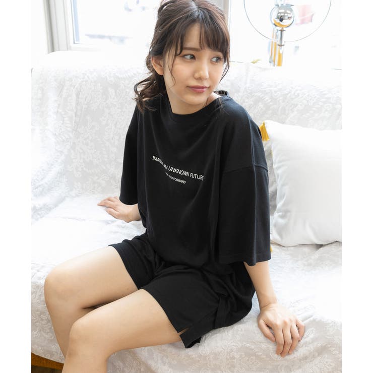 ロゴ入りルームウエア セットアップ 柄 | ad thie | 詳細画像46 