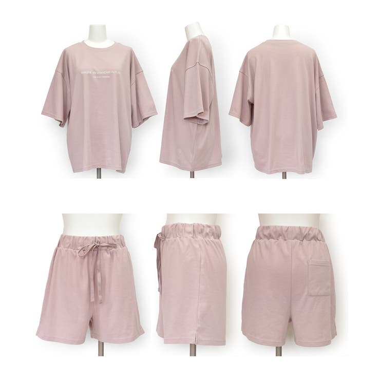 ロゴ入りルームウエア セットアップ 柄 | ad thie | 詳細画像54 