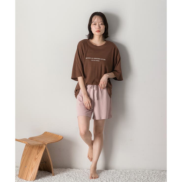 ロゴ入りルームウエア セットアップ 柄 | ad thie | 詳細画像6 